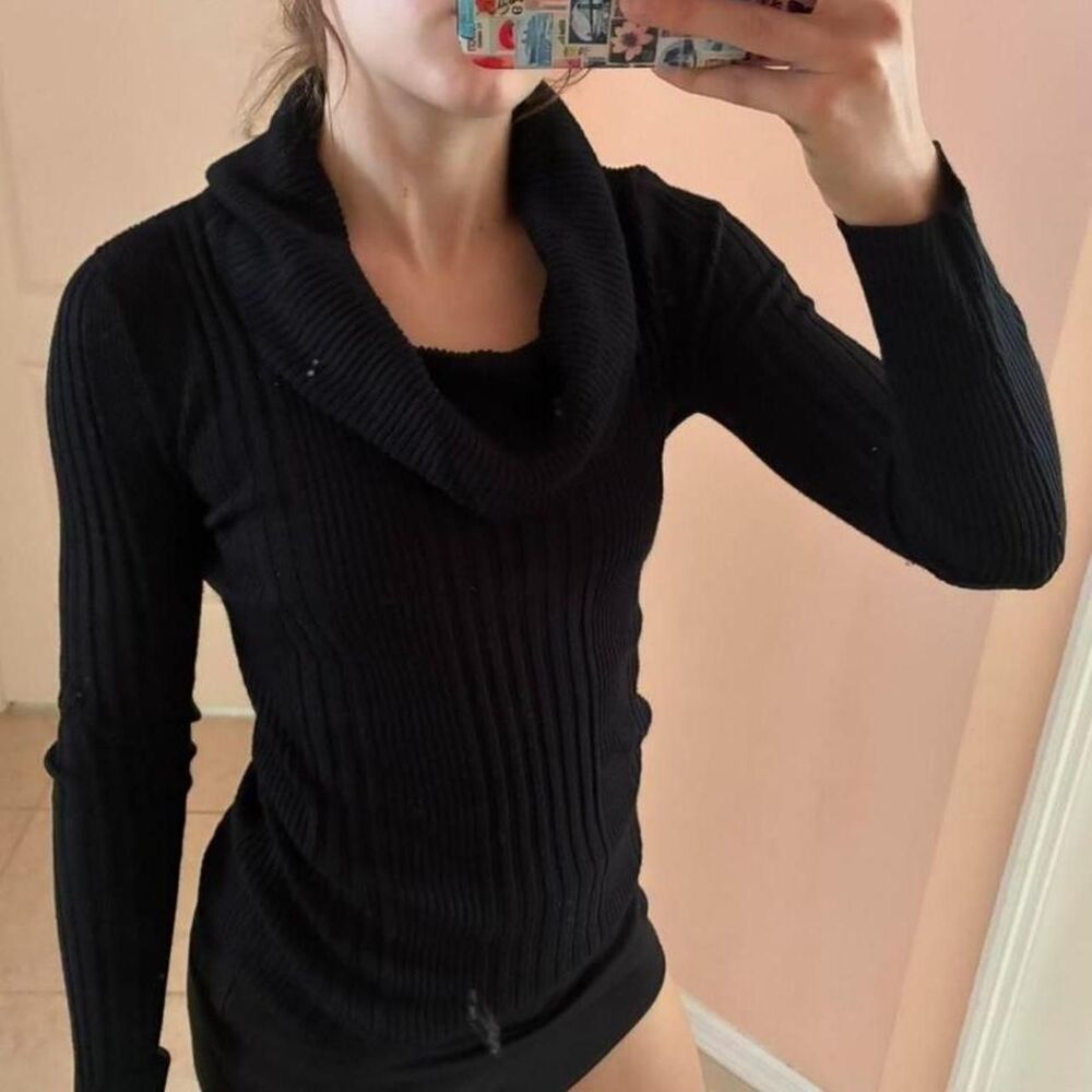 American-vintage Women's Black Blouse
